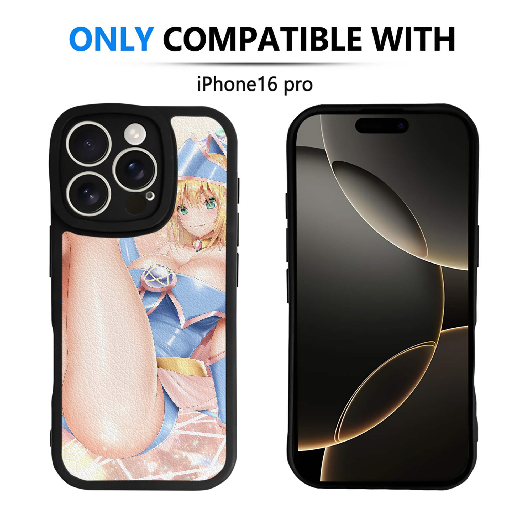 （画像用） 遊☆戯☆王 Yu-Gi-Oh! 【iPhone 16シリーズ対応】シリコンスマホケース（レザー調） 材質：シリコン